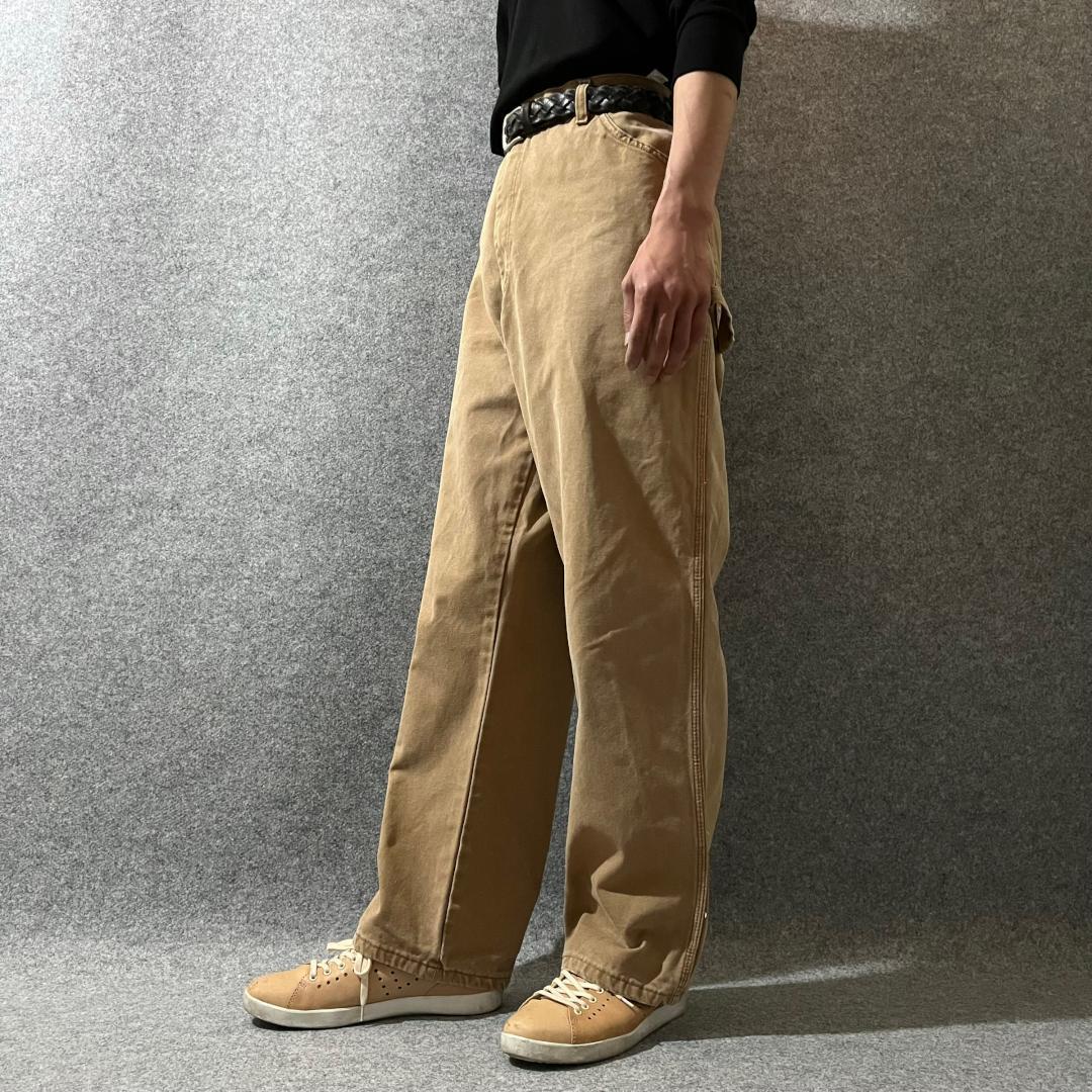 国内初の直営店 ダック地 ワイド バルーン ペインターパンツ ベージュ