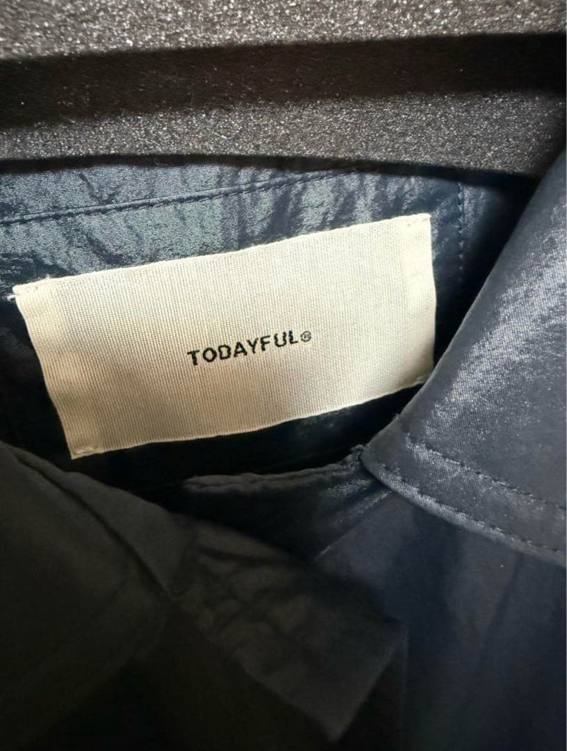 【美品】todayful Nylon Soutiencollar Coat