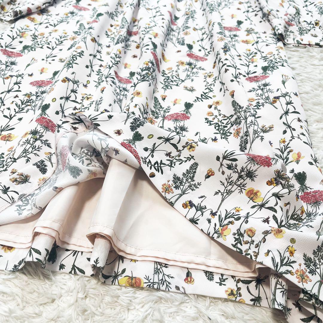 完売品✨極美品　アマカ　ボタニカルパネルワンピース　花柄　シャツ　ロング 完売品✨極美品 アマカ ボタニカルパネルワンピース 花柄 シャツ