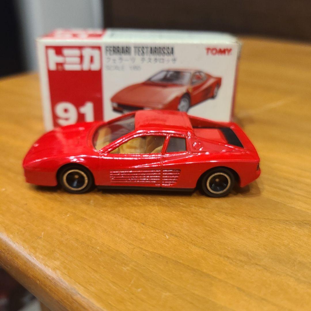 トミカ フェラーリ テスタロッサ 1/60 赤 - メルカリ
