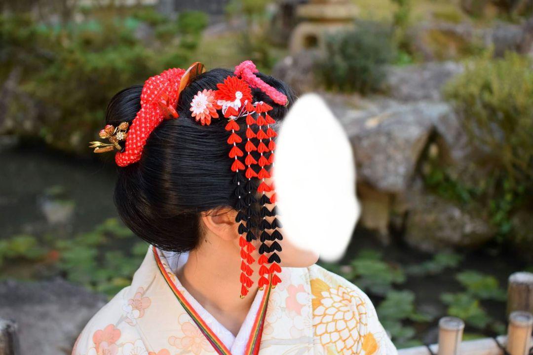 振袖、長襦袢付き、辻が花帯、ショール4点セット 光沢のある薄ピンククリーム超美品