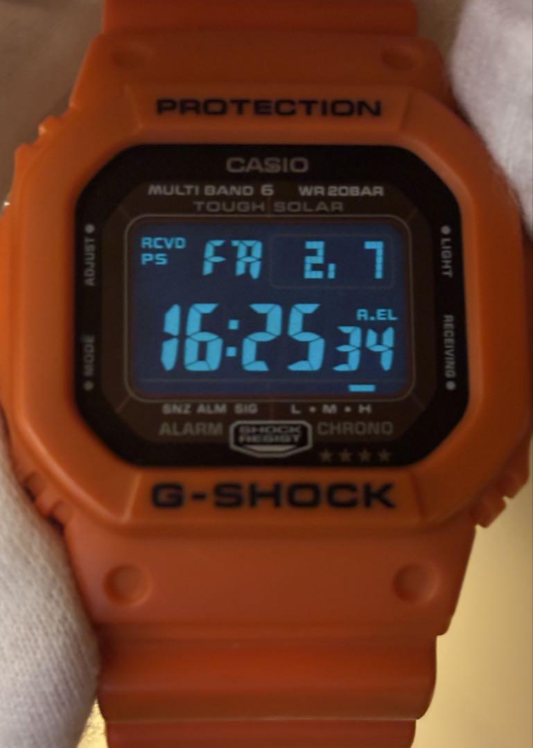 G-SHOCK/GW-M5610/電波/ソーラー/スピード/レスキュー/オレンジ