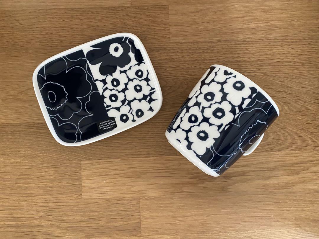 マリメッコ Unikko Kollaasi 60th マグカップ & プレート