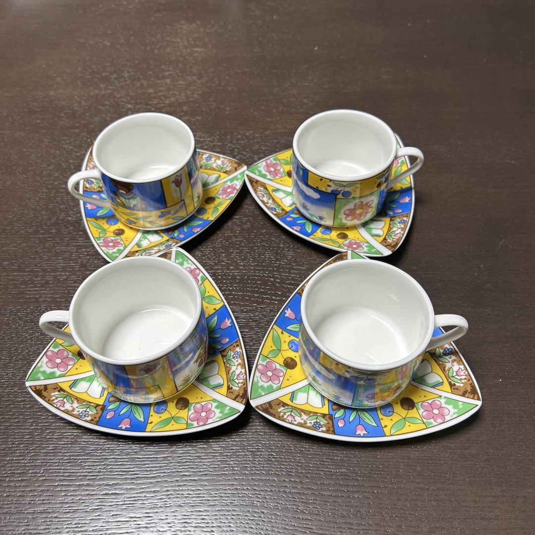 デミタスカップ　スペイン製　四客新品・未使用