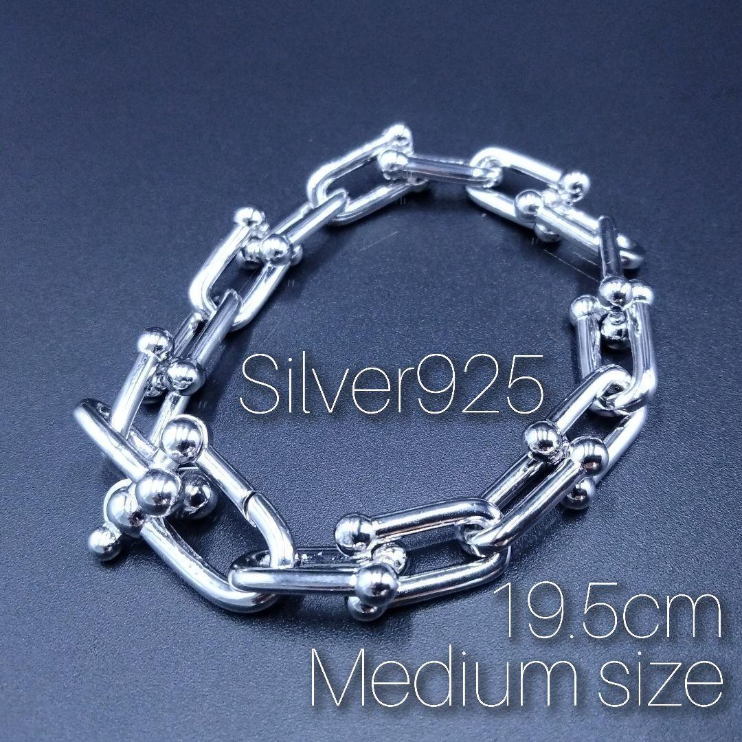 【冬バーゲン★特別送料無料！】 ハードウェア プラチナ ブレスレット レディース シルバー 925 アクセサリー