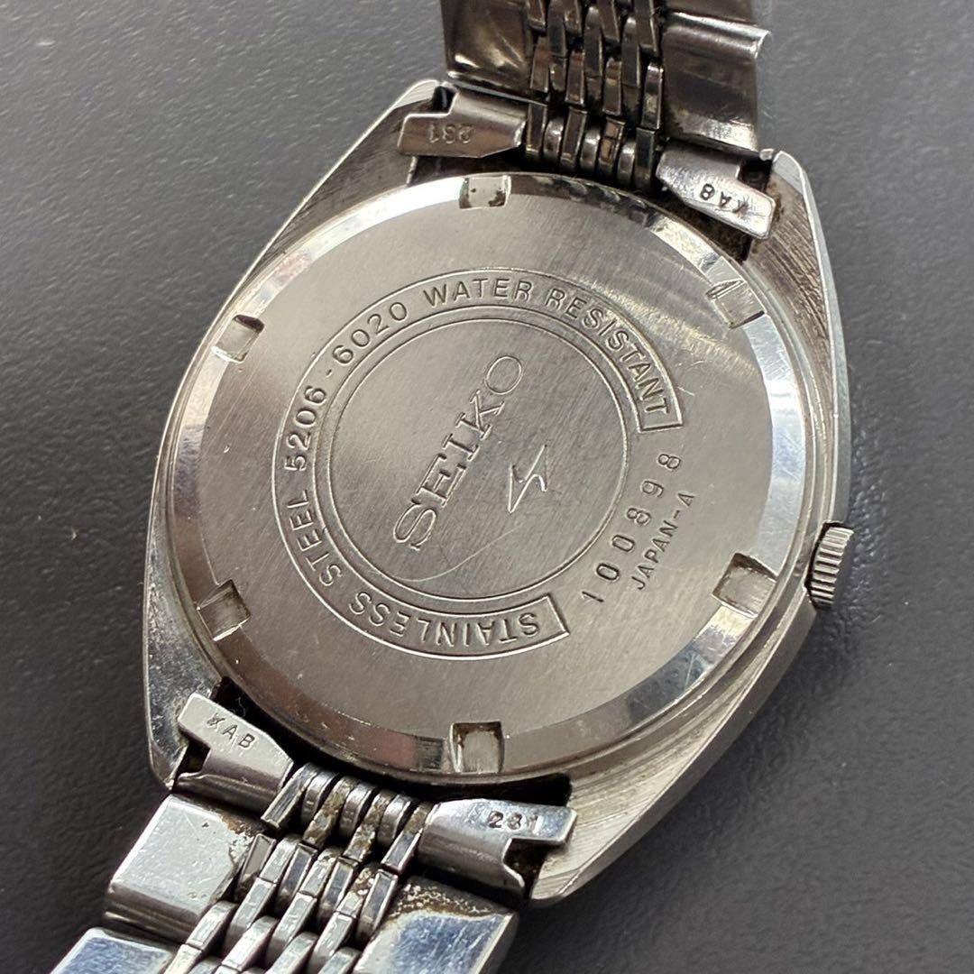 【ジャンク】SEIKO ロードマッチク 5206-6020 グレー文字盤 自動巻