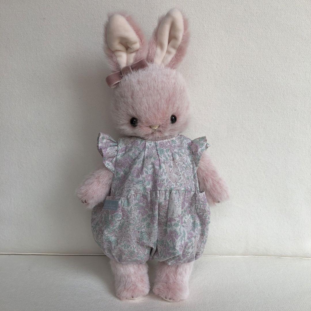 ハンドメイド　pink ライオンラビットちゃん　うさぎのぬいぐるみ