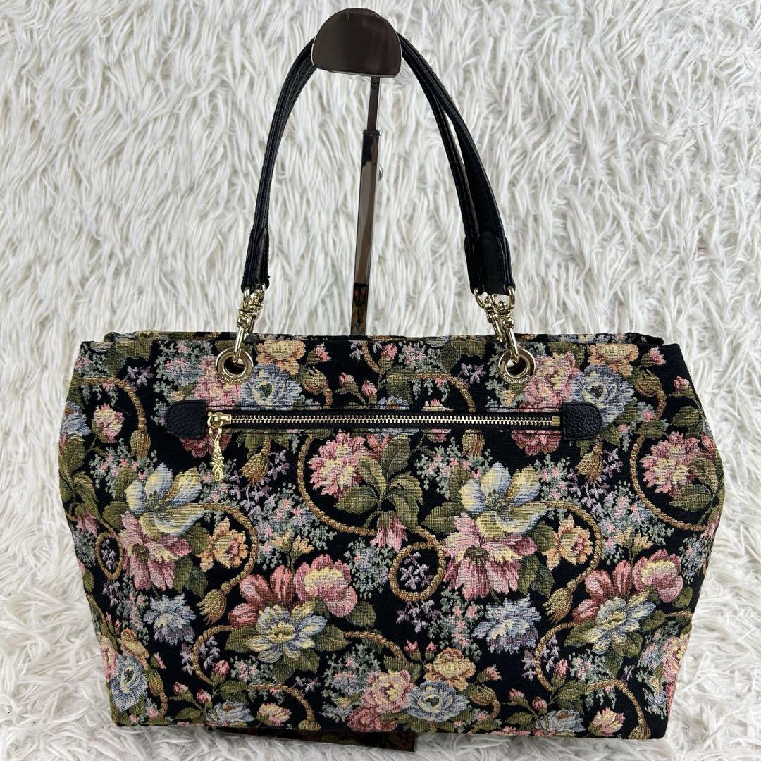 ✨極美品 Think Bee! シンクビー ゴブラン織 花柄ハンドバッグ