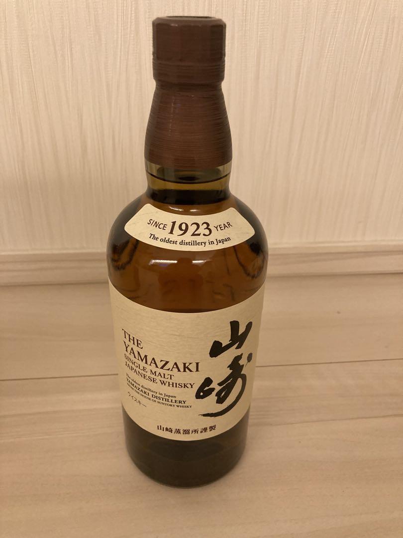 山崎シングルモルトウイスキー 700ml 43% グラス付き