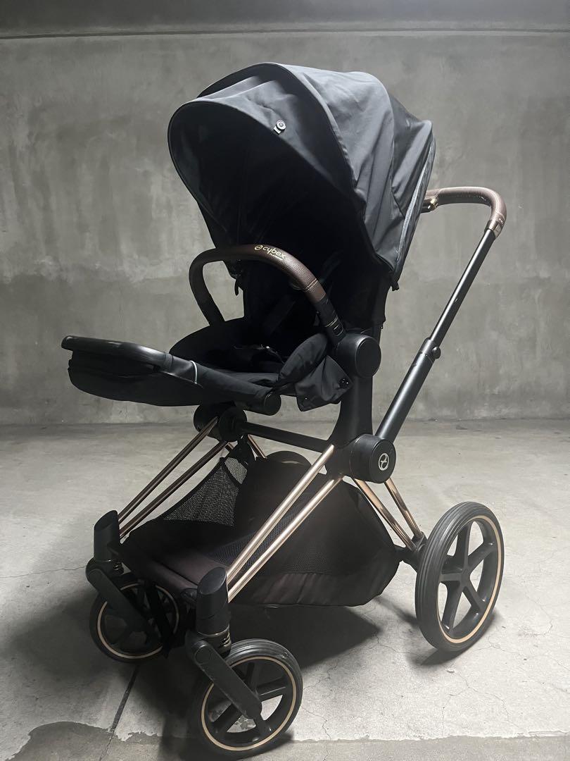 【美品】cybex Priam黒のベビーカー