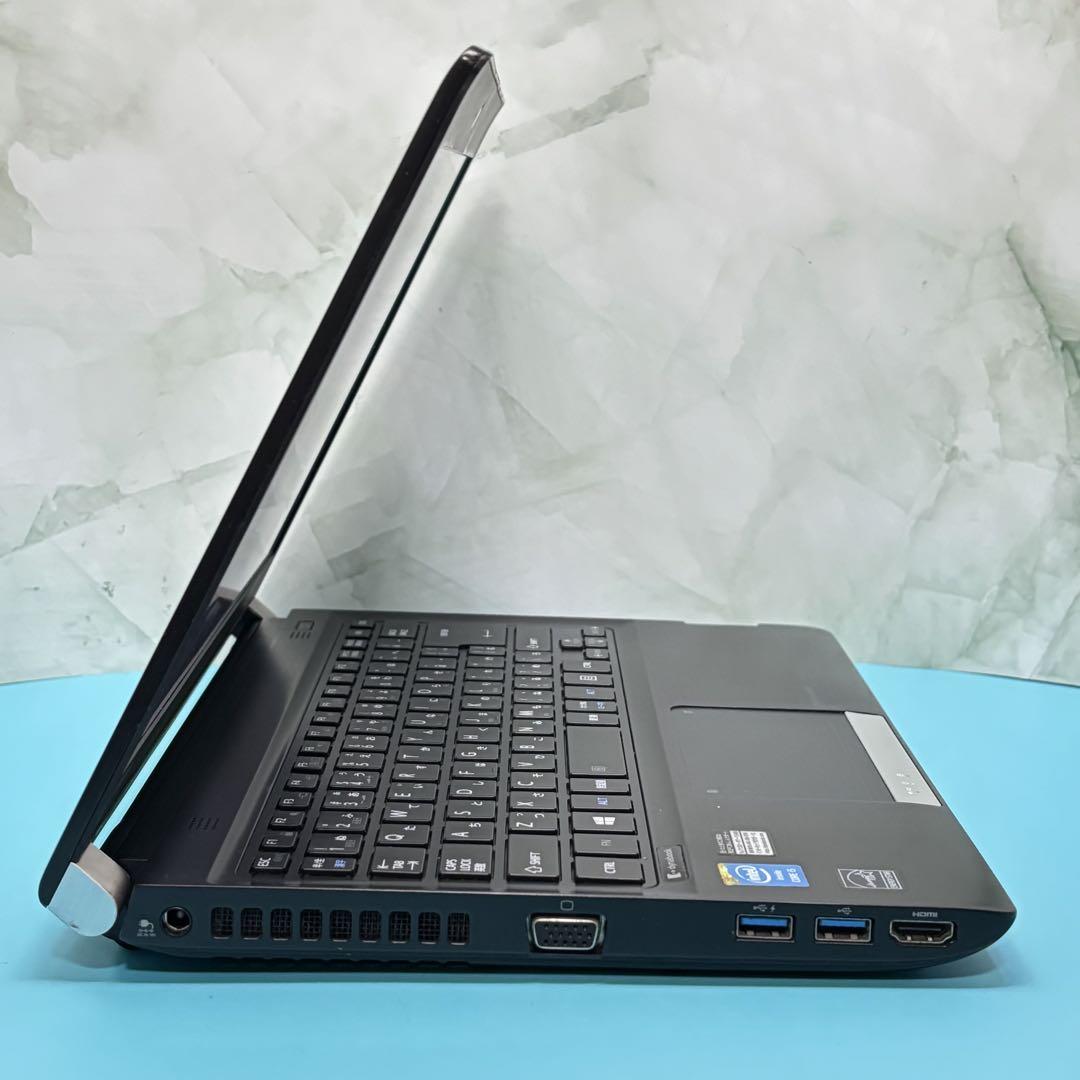 全機能動作確認済み!東芝13.3薄型ノートPC SSD搭載サクサク オフィス付! 全機能◎バッテリー◎東芝13.3薄型SSDノートPC メモリ8GB