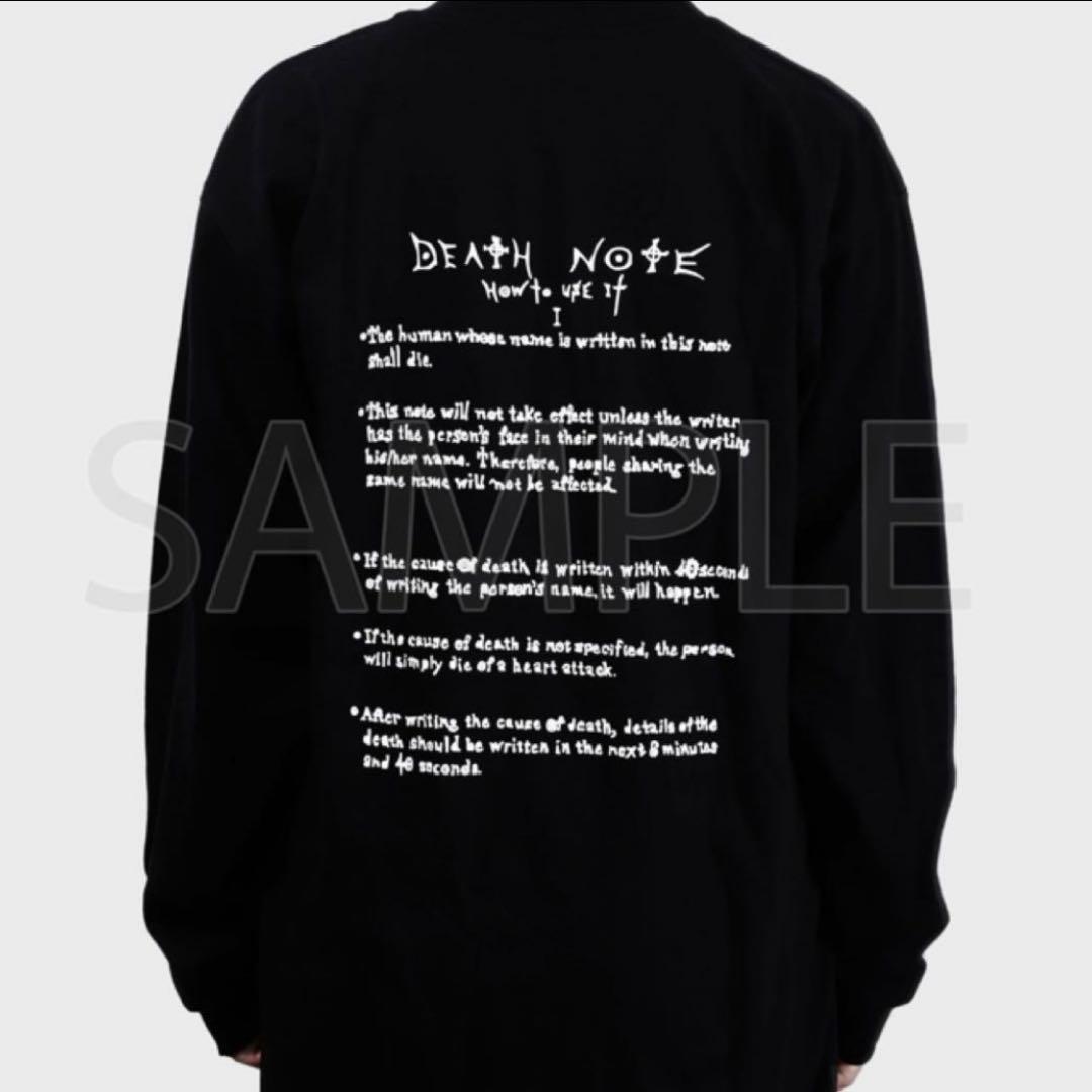 デスノート展　ロングスリーブTシャツ　ロンT
