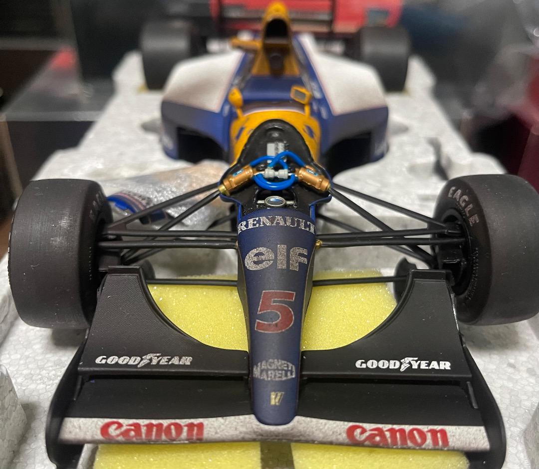 ミニカー Williams FW14B Finish Line 1/18