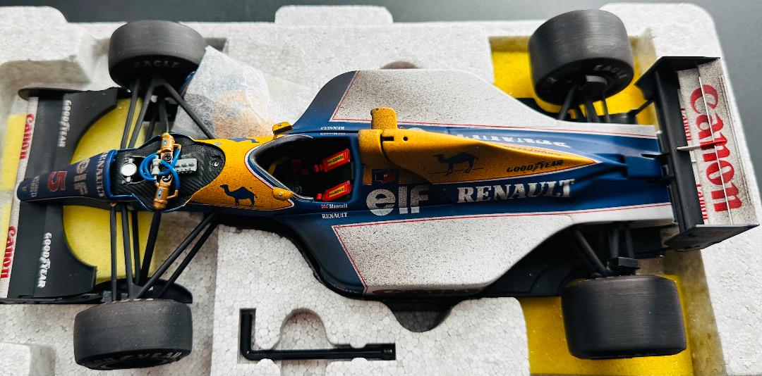 ミニカー Williams FW14B Finish Line 1/18
