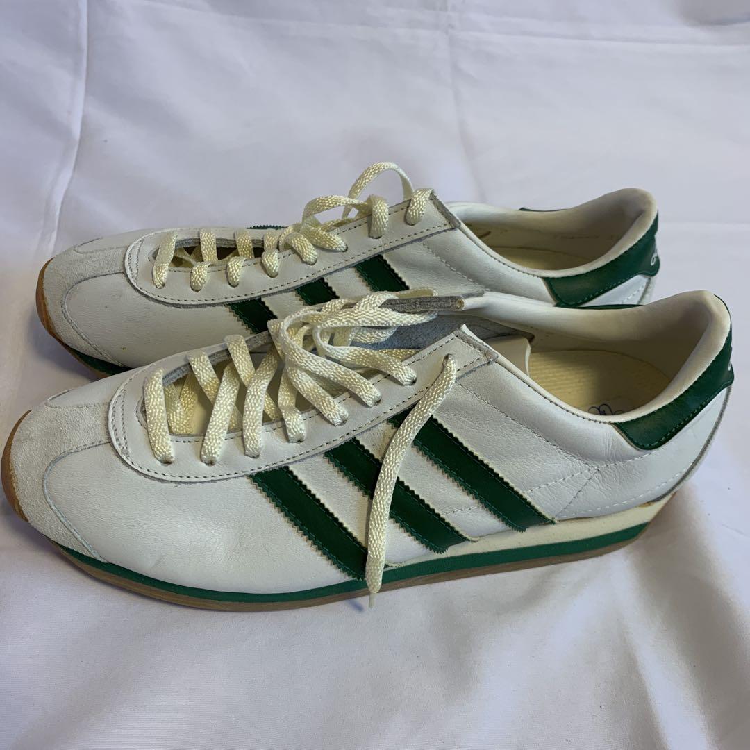 デッドストック80フランス製adidasカントリー新品未使用サイズ7 25cm