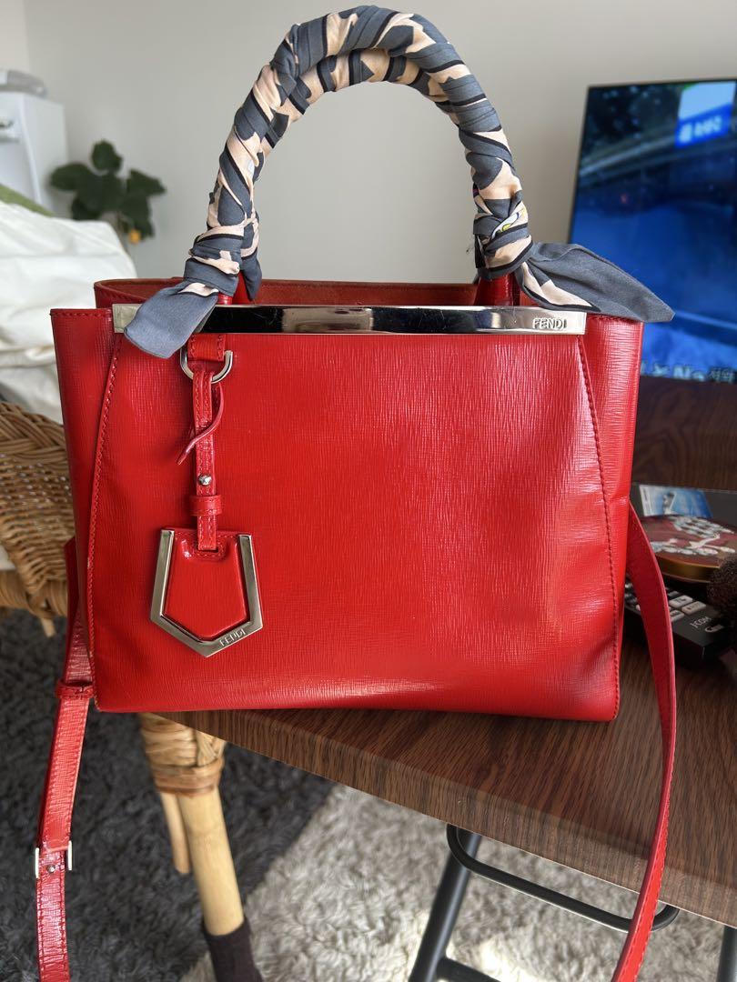 FENDI 2JOURSトゥージュール　赤 12%OFFメガクーポン】 フェンディ FENDI トゥージュール
