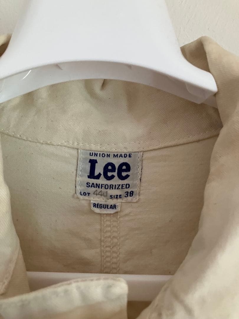 40s 50s ロングLee カバーオール 生成り ヴィンテージ 44J 38 40s 50s ロングLee カバーオール 生成り ヴィンテージ 44J 38