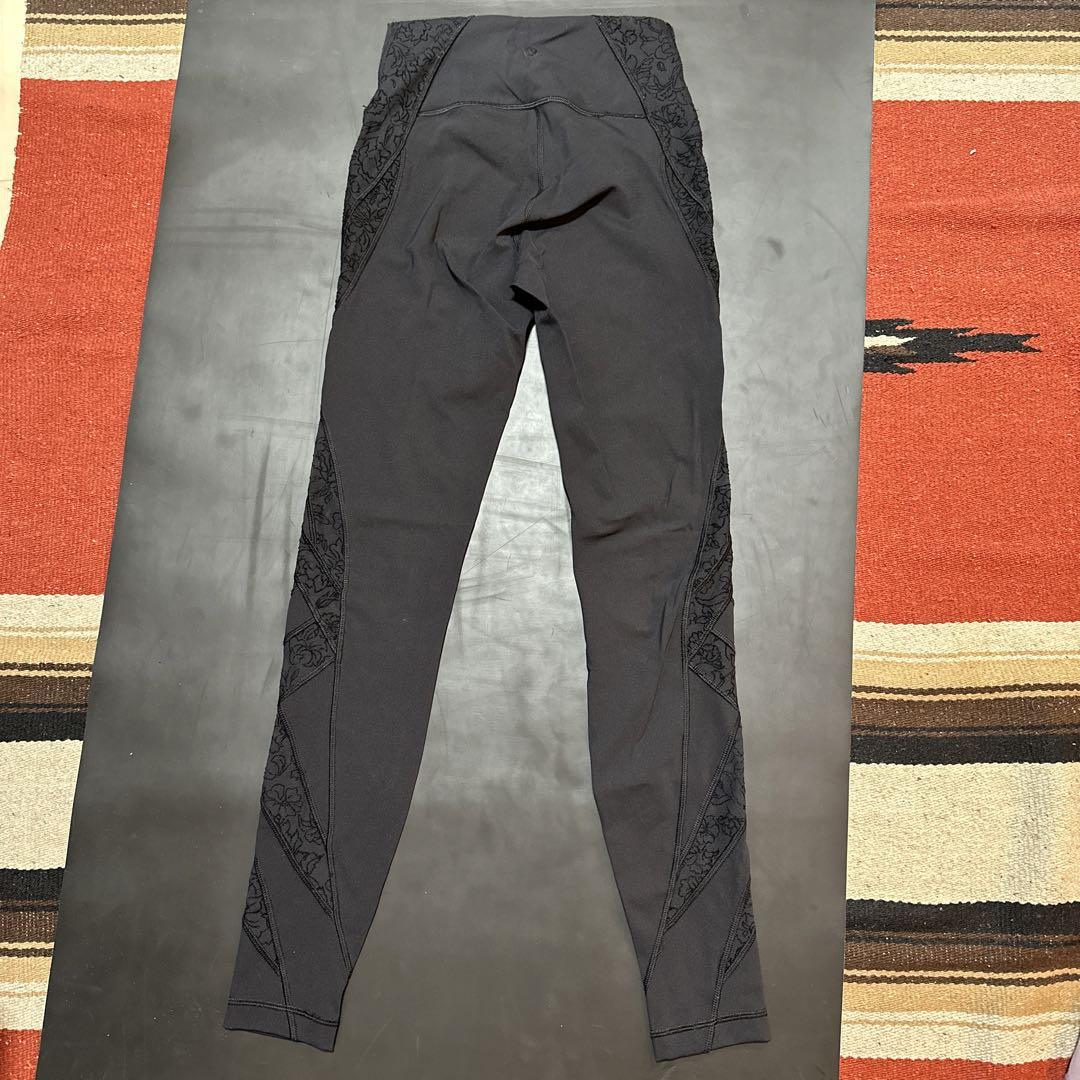 ルルレモンブラックレースレギンス 【在庫あり/即出荷可】 www