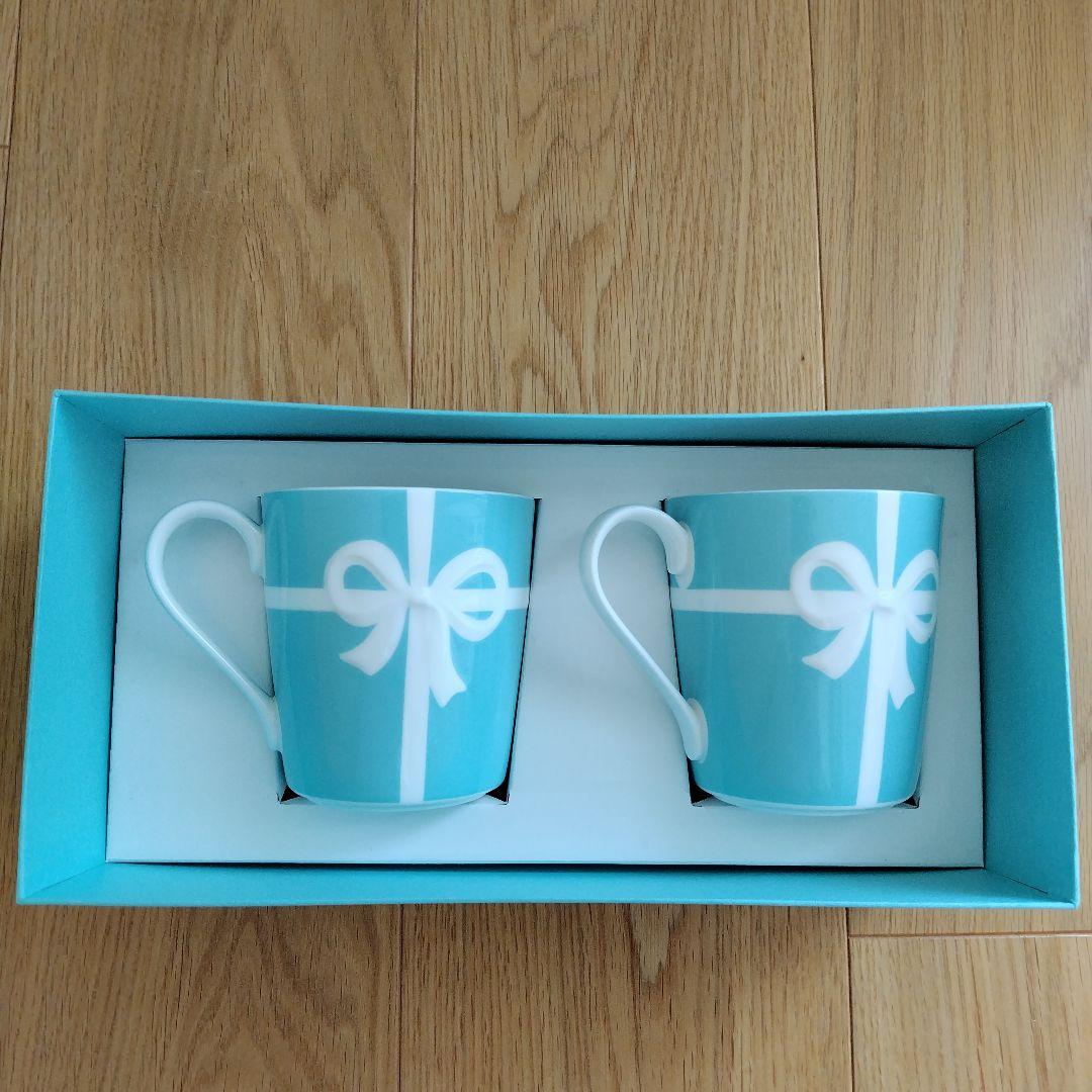 Tiffany & Co. ターコイズブルー マグカップ 2個セット