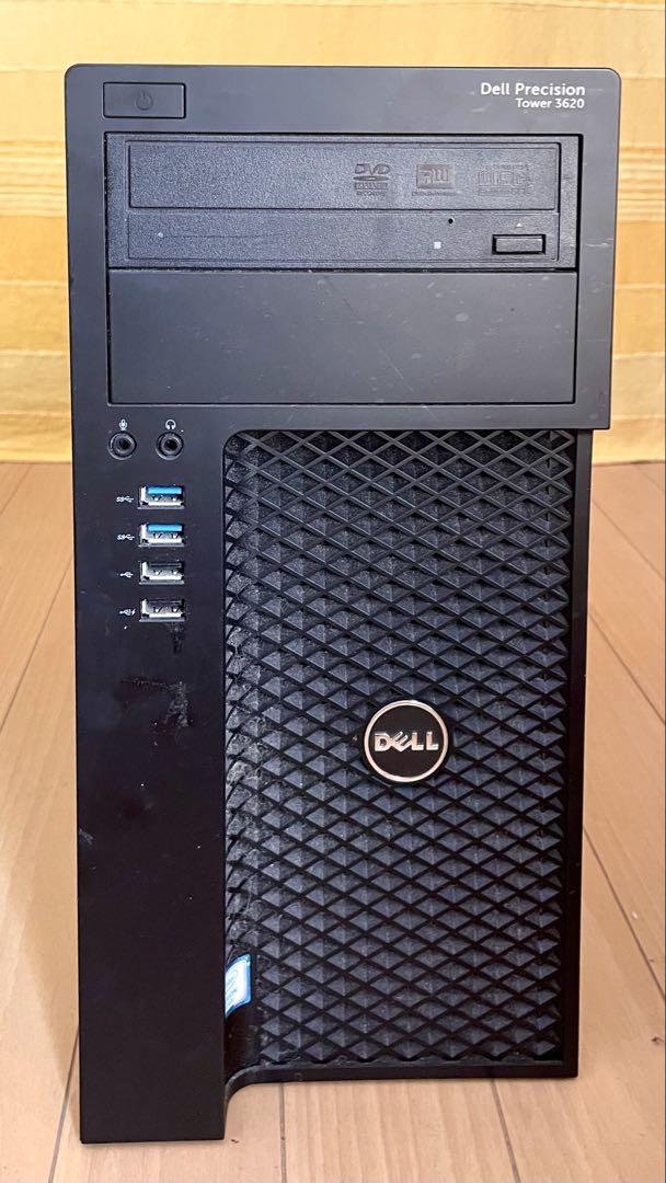 ジャンク デルPrecision tower 3620 メモリ2枚とQuadro