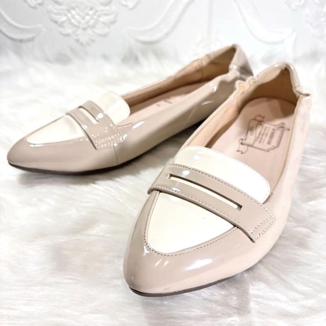 新品moon star SUGATAムーンスター スガタ エナメルパンプス 軽量