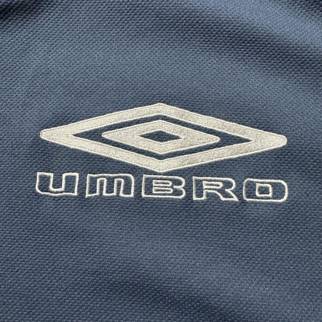 激レア 90s UMBRO センターロゴ 刺繍 袖ロゴ刺繍 ボルドー L