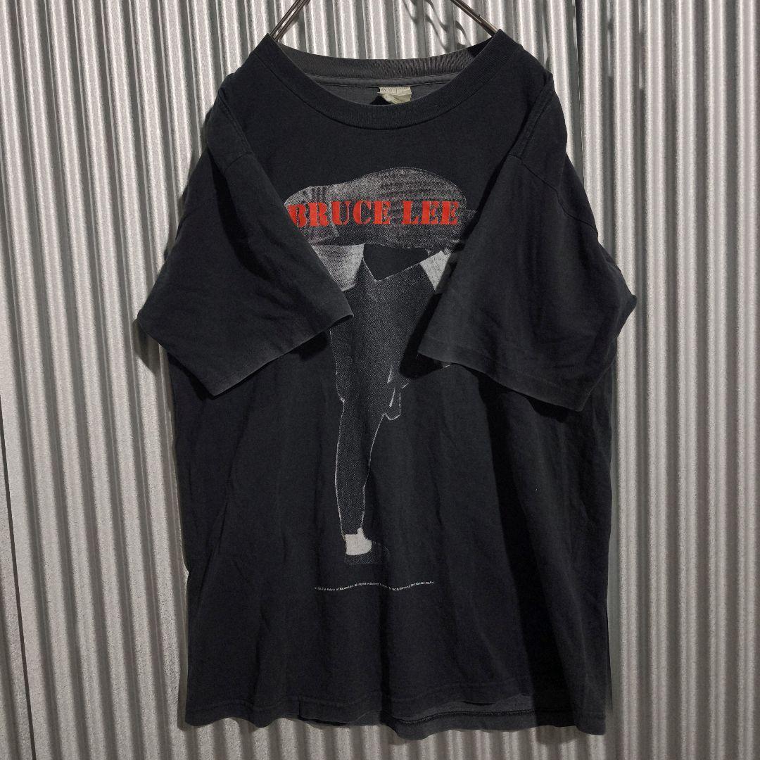 USA製 90s ブルースリー モスキートヘッド Tシャツ フェード