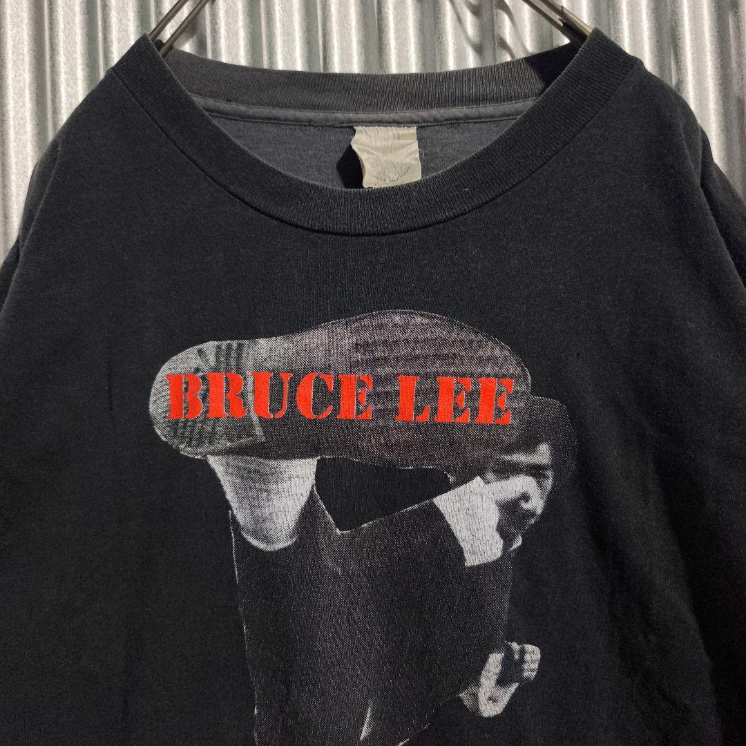 メーカー USA製 90s ブルースリー モスキートヘッド Tシャツ フェード トップス