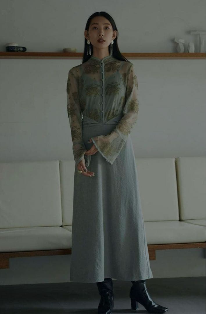 Ameri Vintage Flower lace dress