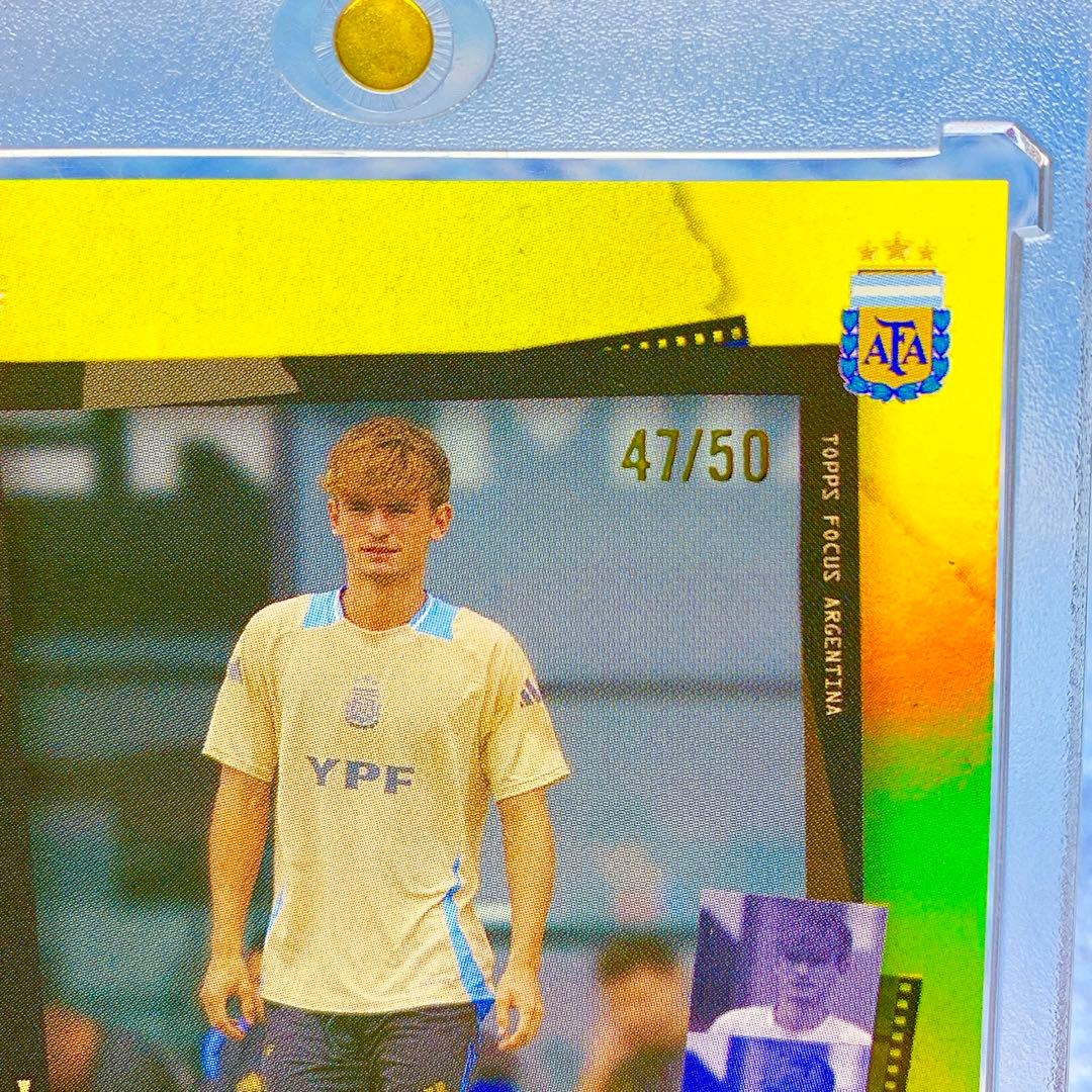 高騰中 ニコ パス 50シリ アルゼンチン TOPPS 生産 GOLD UP786_INFO