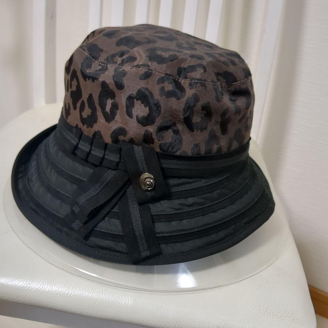 新品♥ランバンコレクション　レオパード柄帽子