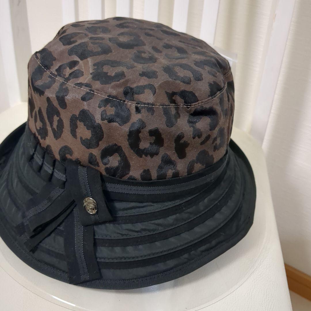 新品♥ランバンコレクション　レオパード柄帽子