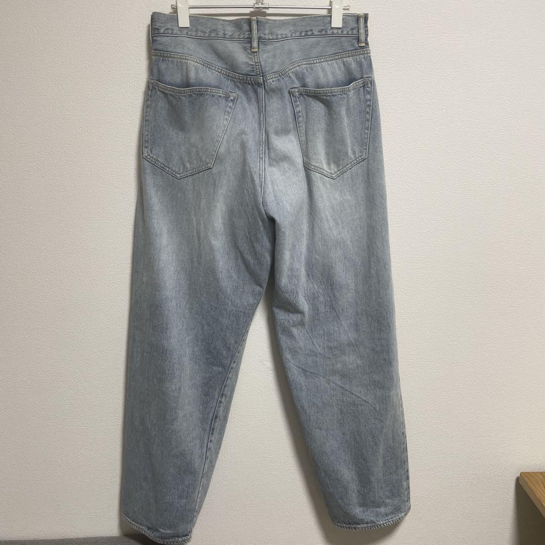 COMOLI 5Pデニムパンツ size2 ブリーチ