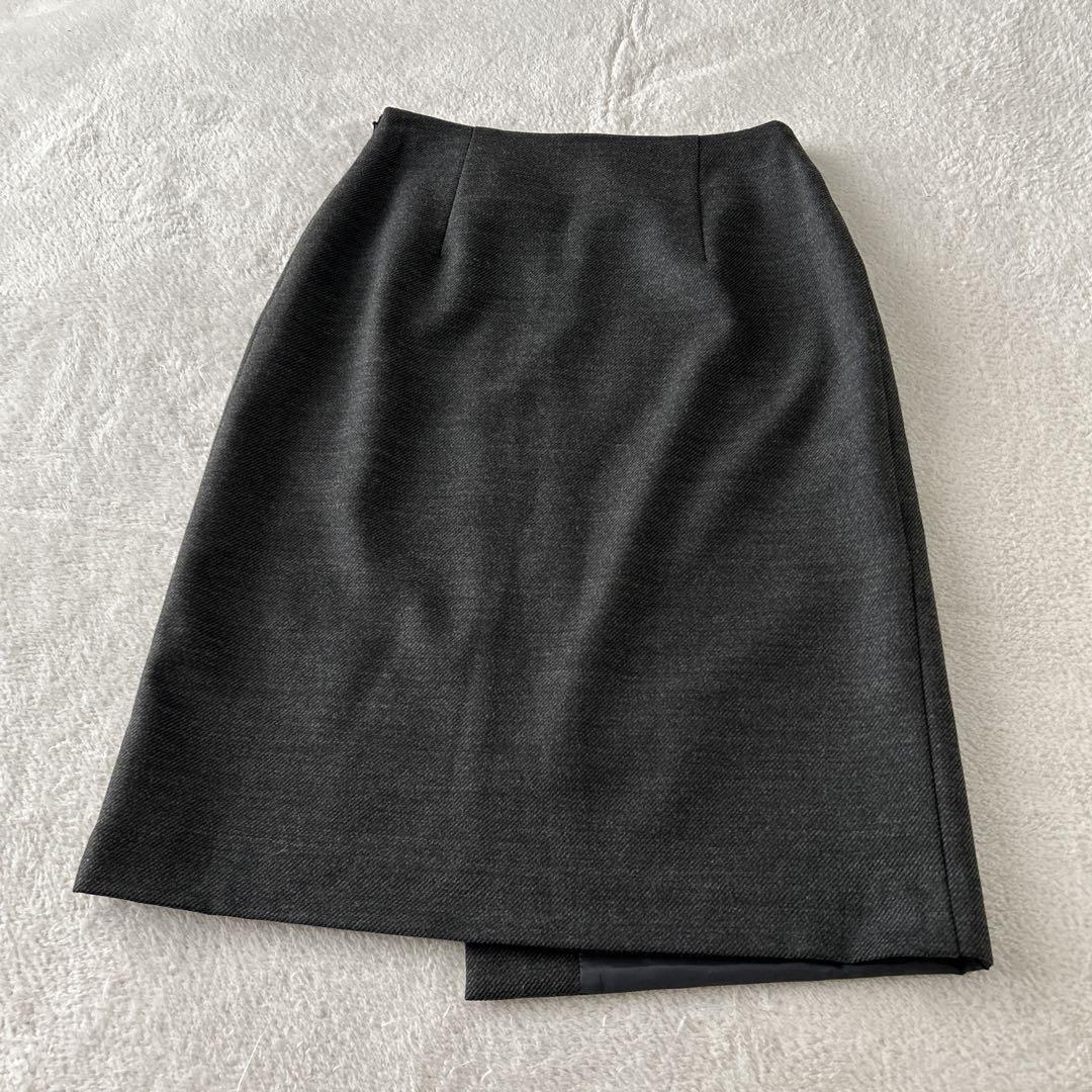 極美品✨ロートレアモン 近年モデル スカート スーツ チャコールグレー 36 S