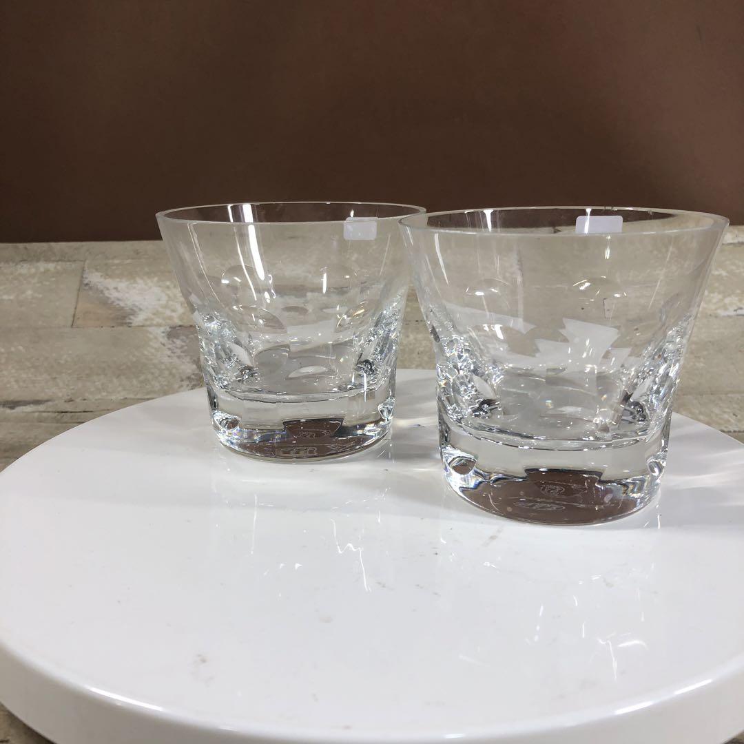 バカラ クリスタル ベルガーロックグラス 2個セット