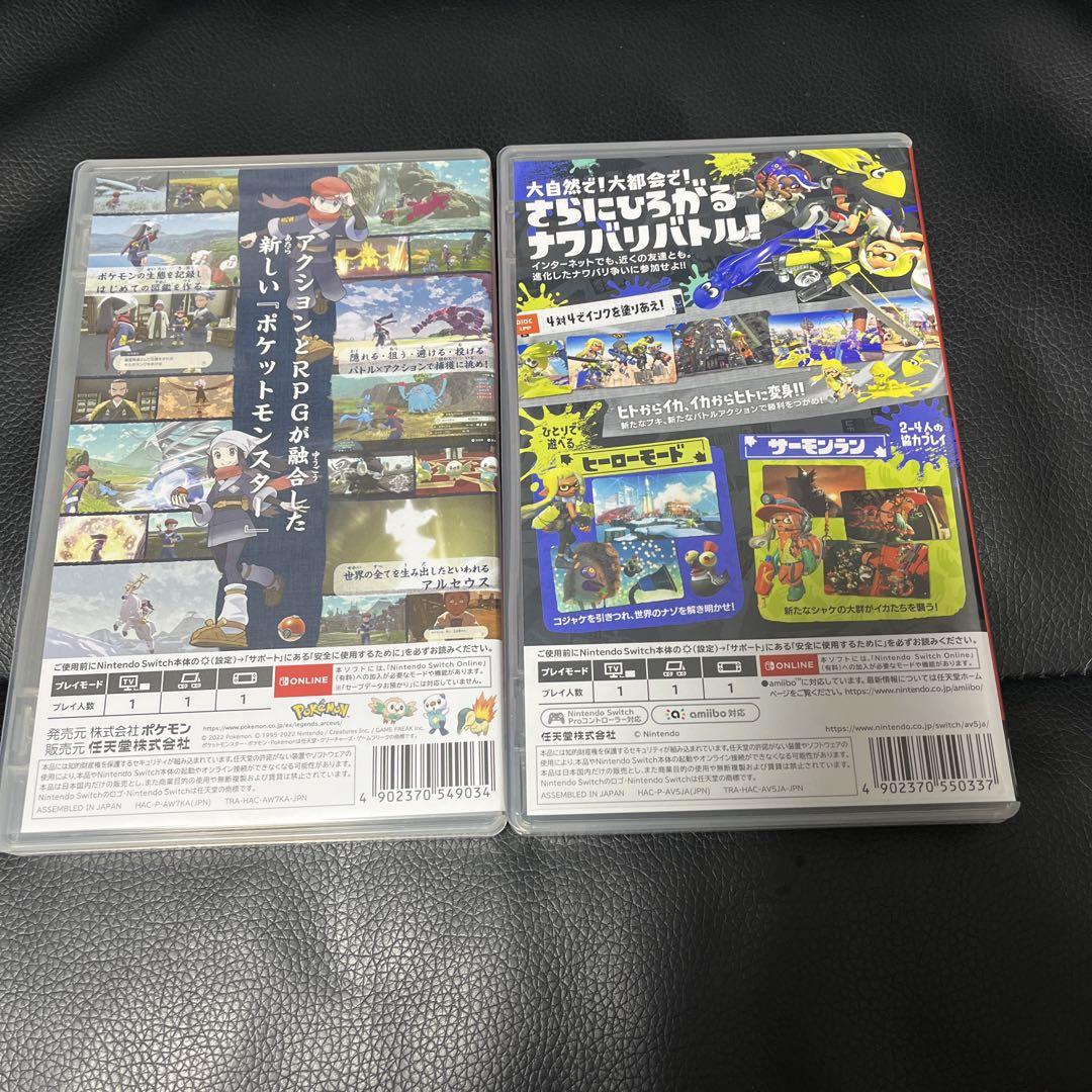 【まとめ売り】ポケットモンスター レジェンズ アルセウス & スプラトゥーン3