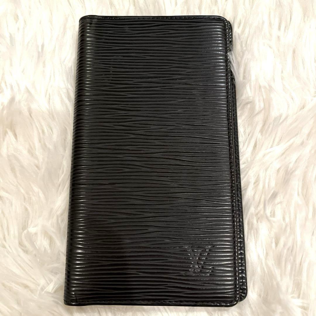 美品　現行品　ルイヴィトン　エピ　アジェンダ・ポッシュ　LVロゴ