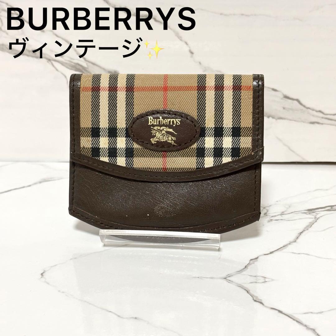 BURBERRYS ヴィンテージ✨バーバリーズ ノバチェック コイン