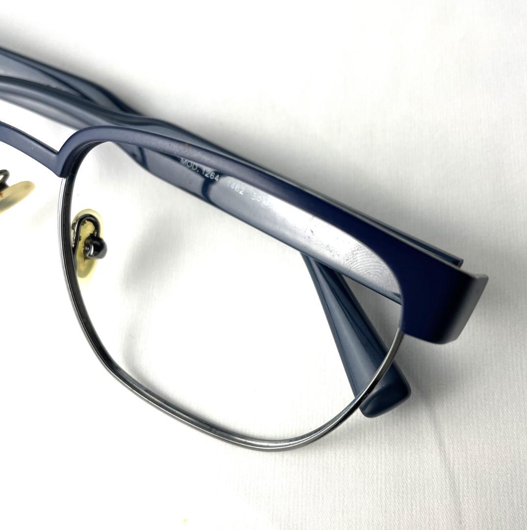 正規品 VERSACE ヴェルサーチ メガネ ネイビー イタリア製 A273