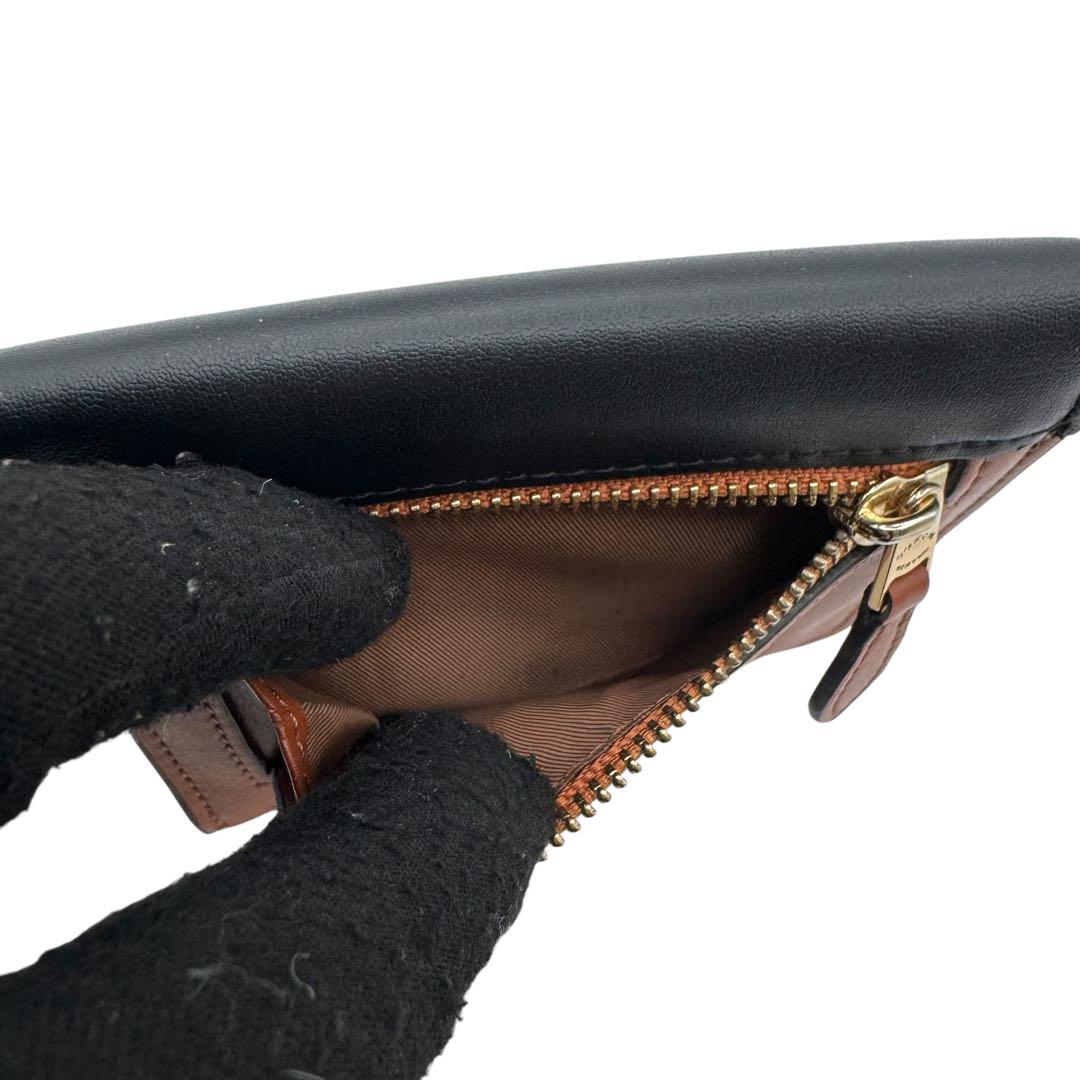 AN10【美品】　コーチ　COACH　三つ折り財布　シグネチャー　F31548 AN10【美品】 コーチ COACH 三つ折り財布 シグネチャー F31548