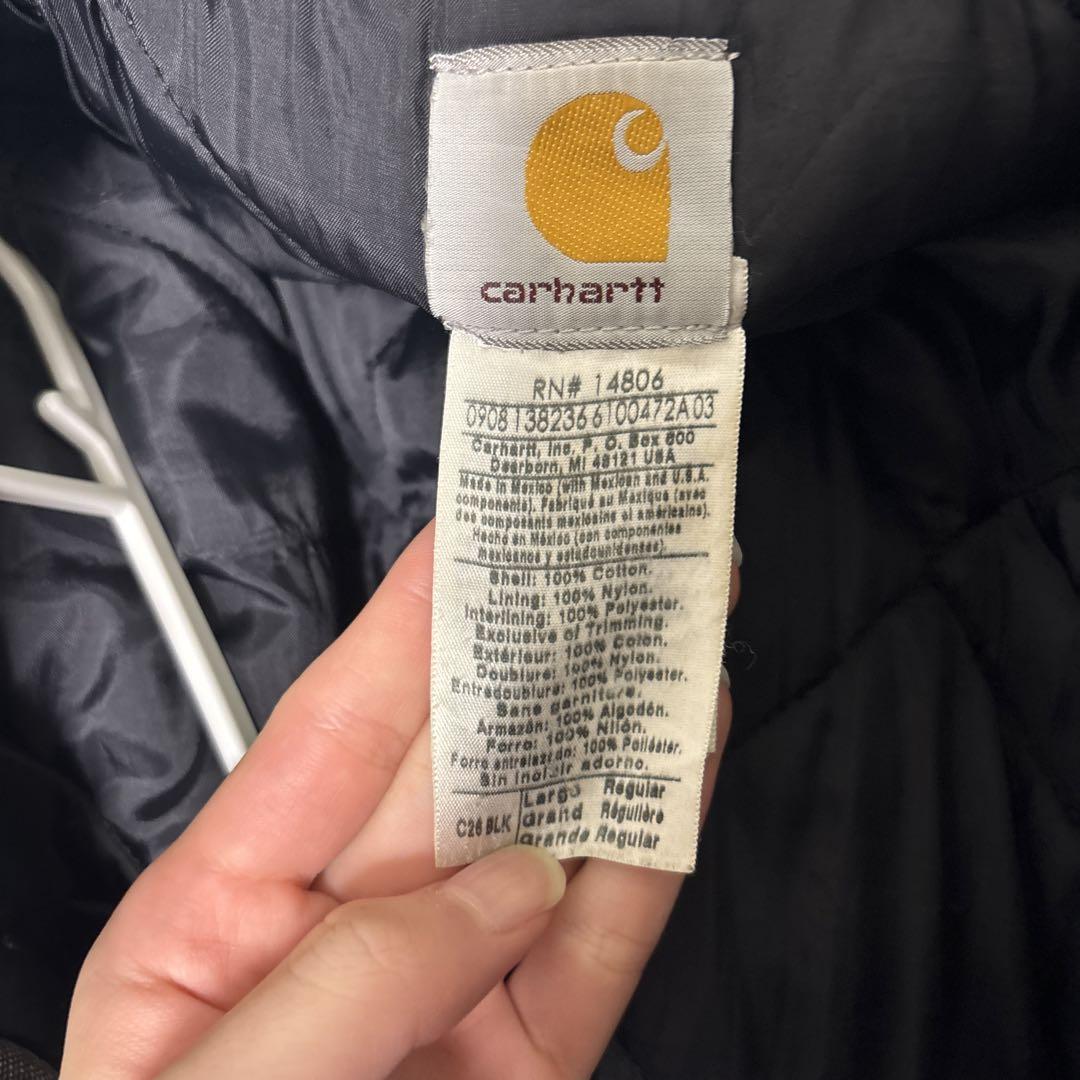 carhartt ダックジャケット　ブラック90s 最安値