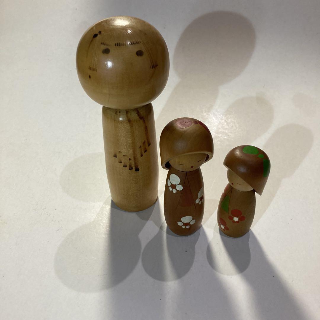 木製こけし こけし　けん一作