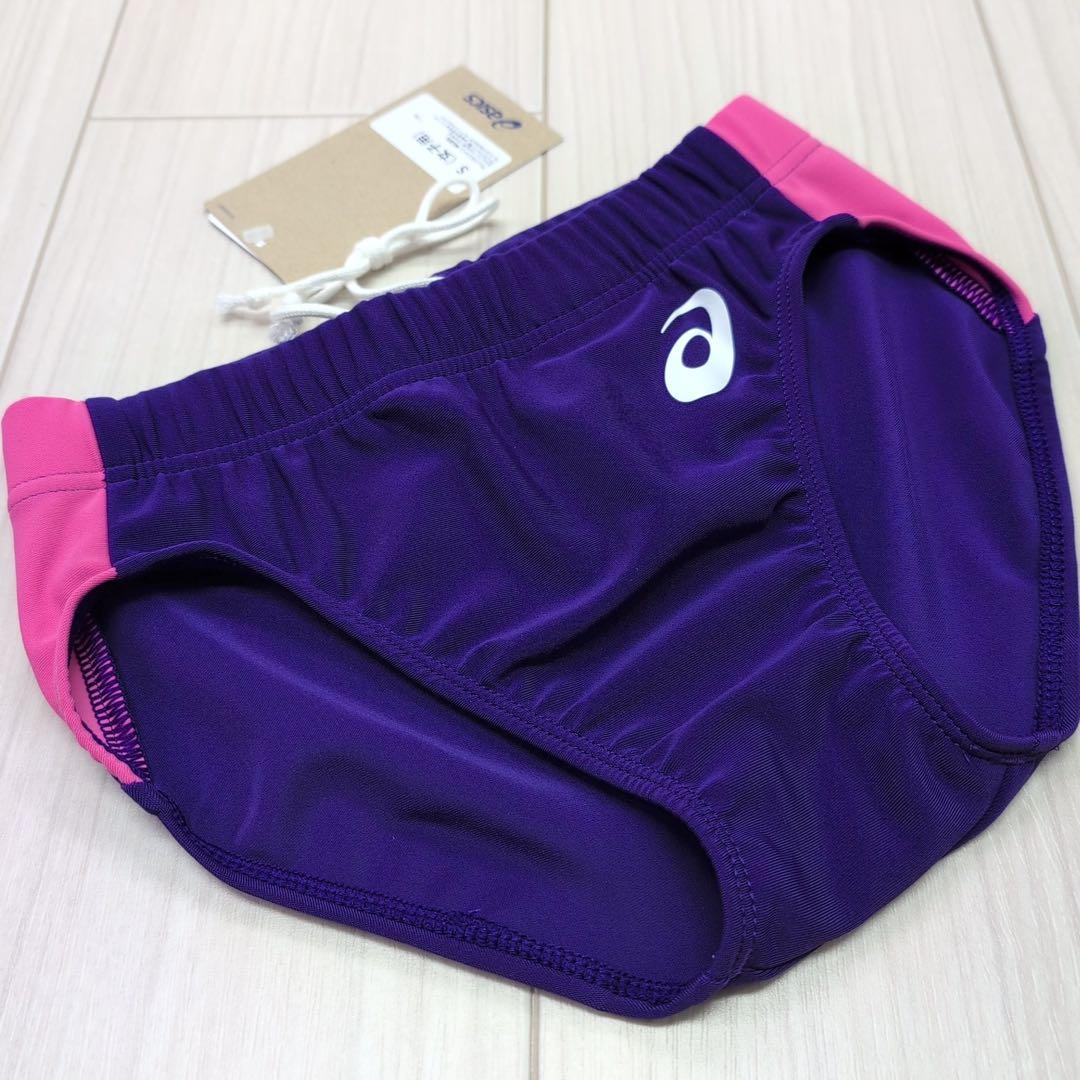 アシックス　女子陸上レーシングショーツ　パープル×オペラピンク　Sサイズ　新品