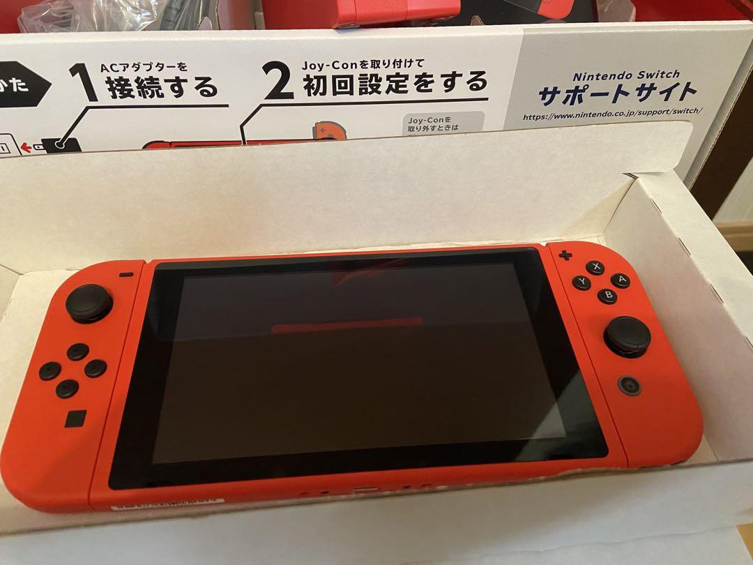Nintendo Switch マリオレッド　ブルーセット　本体