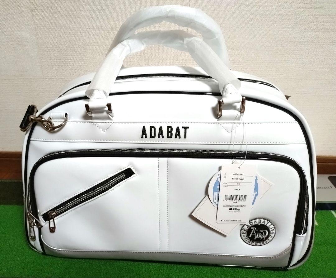 【新品未使用】adabat ゴルフバッグ ホワイト 2023年モデル