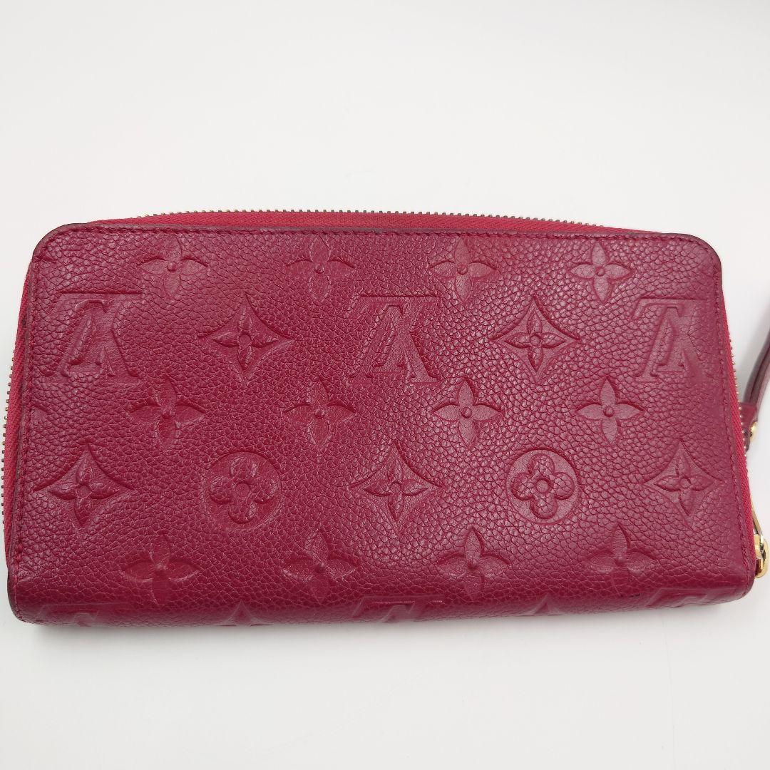 LOUIS VUITTON 長財布 モノグラム アンプラント 赤 ルイヴィトン LOUIS VUITTON 長財布 モノグラム アンプラント 赤 ルイヴィトン