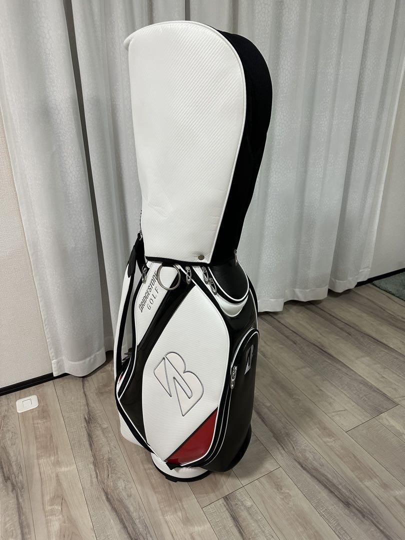 ★ブリジストン ゴルフ★合皮 キャディバッグ★極美品