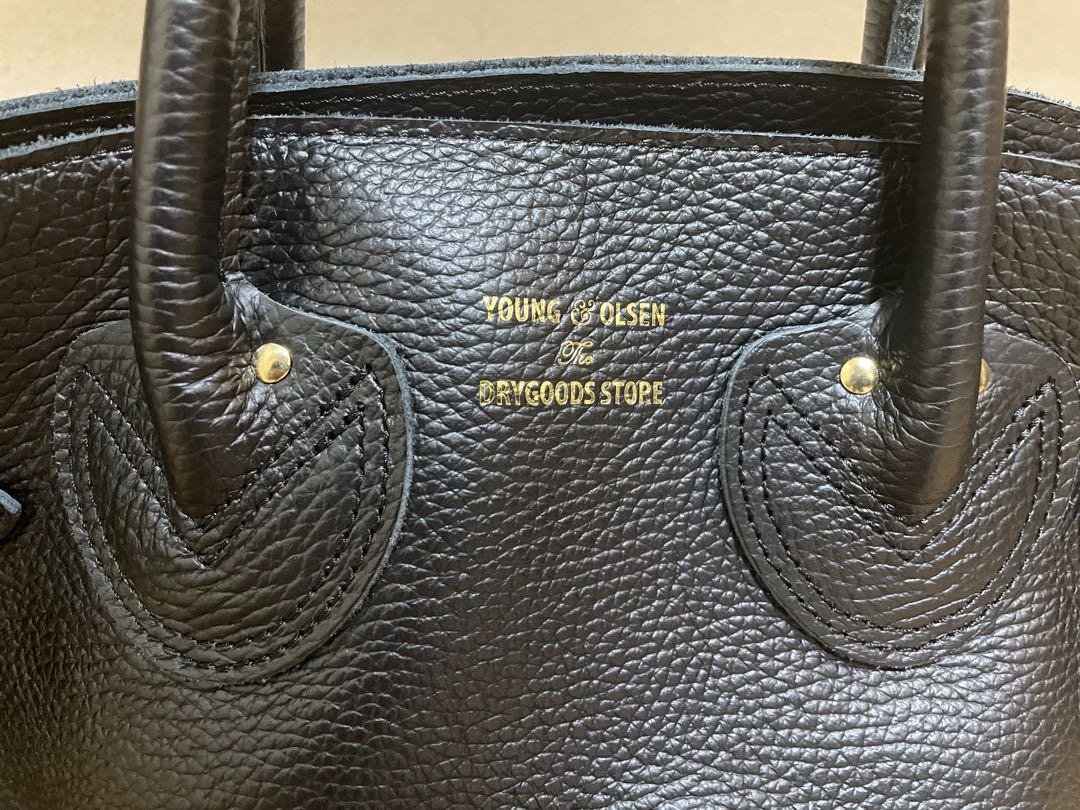 【美品】YOUNG & OLSEN 黒 レザー バッグ
