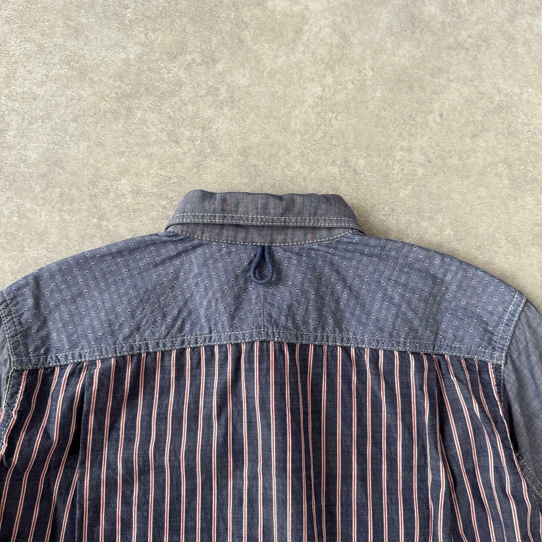 ジュンヤワタナベ コムデギャルソン 長袖シャツ 異素材切替