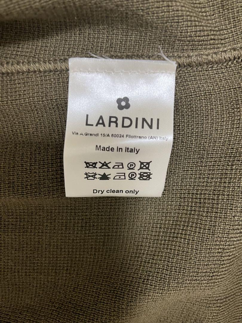 メガネオヤジ【新品未使用】LARDINI ウールニットジャケット S